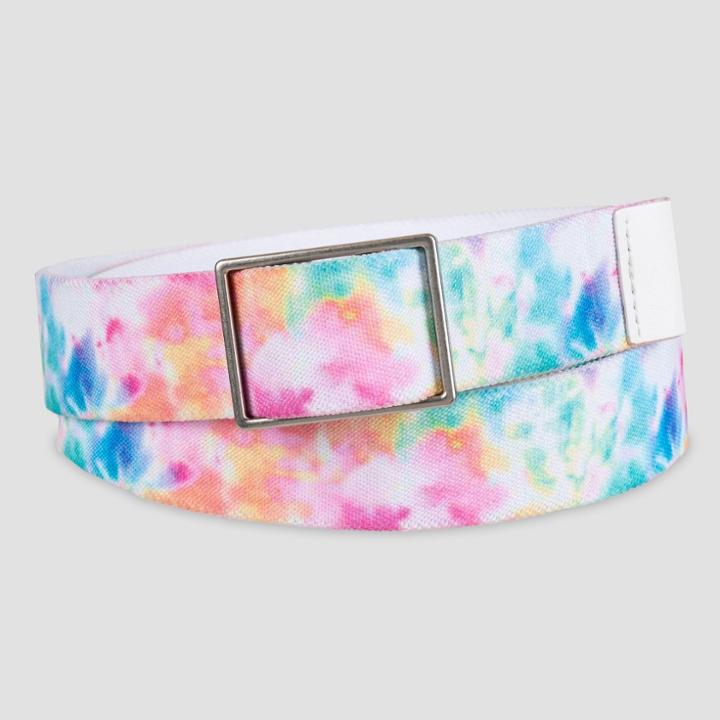 Men's Centerbar Tie-dye Belt - Original Use White