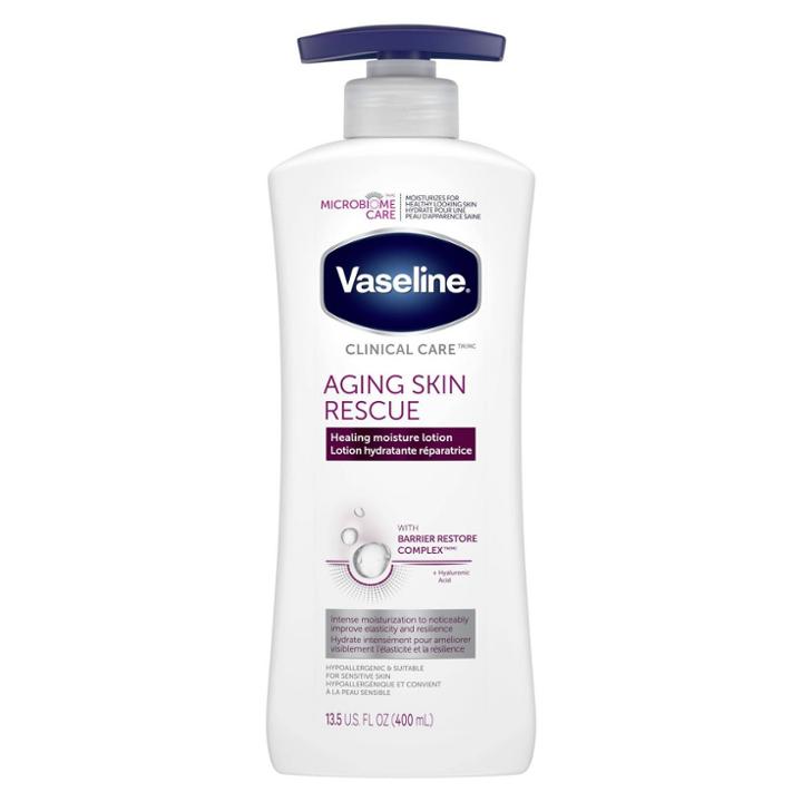 Vaseline Clinical Care Aging Skin Rescue Hand And Body Lotion - 13.5oz, Adult Unisex