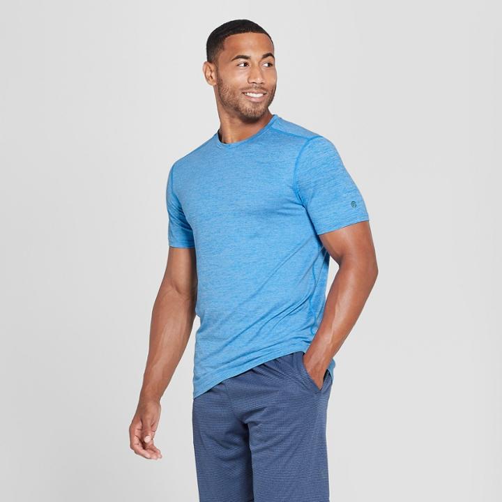 Men's Tech T-shirt - C9 Champion Blue Jay Heather S, Size: Small, Blue Jay Grey