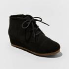 Girls' Mad Love Shelby Micro Wedge Fashion Boots - Black