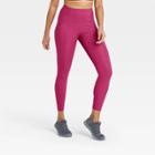 Women's Sculpted Linear Laser Cut High-waisted 7/8 Leggings 25 - All In Motion Cranberry