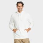 Men's Standard Fit Hooded Pullover Sweater - Goodfellow & Co Off-white