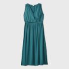 Women's Plus Size Sleeveless Maxi Dress - Ava & Viv Green X, Women's
