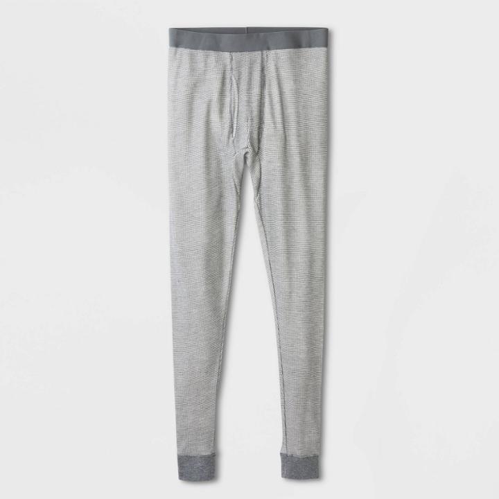 Men's Tall Slim Fit Thermal Underwear Pants - Goodfellow & Co Gray