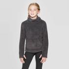 Girls' Fleece Funnel Neck Pullover - C9 Champion Gray