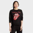 Women's The Rolling Stones Graphic Sweatshirt - Black
