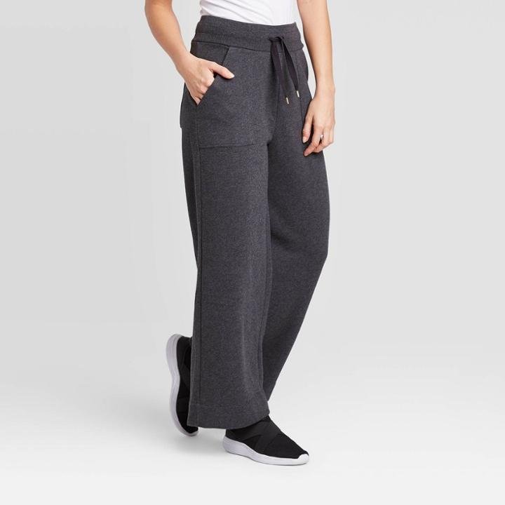 Women's Extra High-waisted Drawstring Pants- Joylab Charcoal M, Women's, Size:
