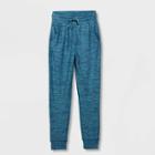 Girls' Soft Stretch Joggers - All In Motion Dark Blue