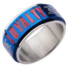Men's Wwe John Cena Hustle Loyalty Respect Stainless Steel Spinner Ring -