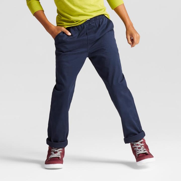 Boys' Pull-up Chino Pants - Cat & Jack Blue