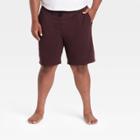 Men's Big & Tall Soft Gym Shorts - All In Motion Maroon