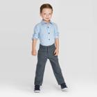 Toddler Boys' Woven Dressy Pants - Cat & Jack Blue 18m, Toddler Boy's
