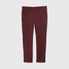 Men's Tall Skinny Fit Hennepin Chino Pants - Goodfellow & Co Red Wine