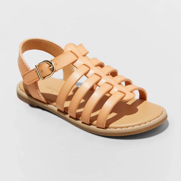 Toddler Girls' Shanel Fisherman Sandals - Cat & Jack Tan