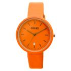 Women's Crayo Easy Leather Strap Watch-orange, Orange