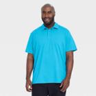 Men's Short Sleeve Polo Shirt - All In Motion Turquoise