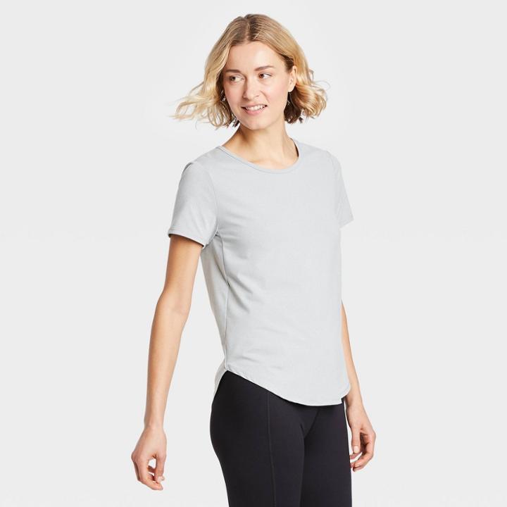 Women's Short Sleeve Essential T-shirt - All In Motion Dark Gray