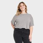 Women's Plus Size Bodysuit - Universal Thread Heather Gray