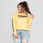 Mighty Fine Women's Plus Size Priotize Yourself Long Sleeve T-shirt - (juniors') White
