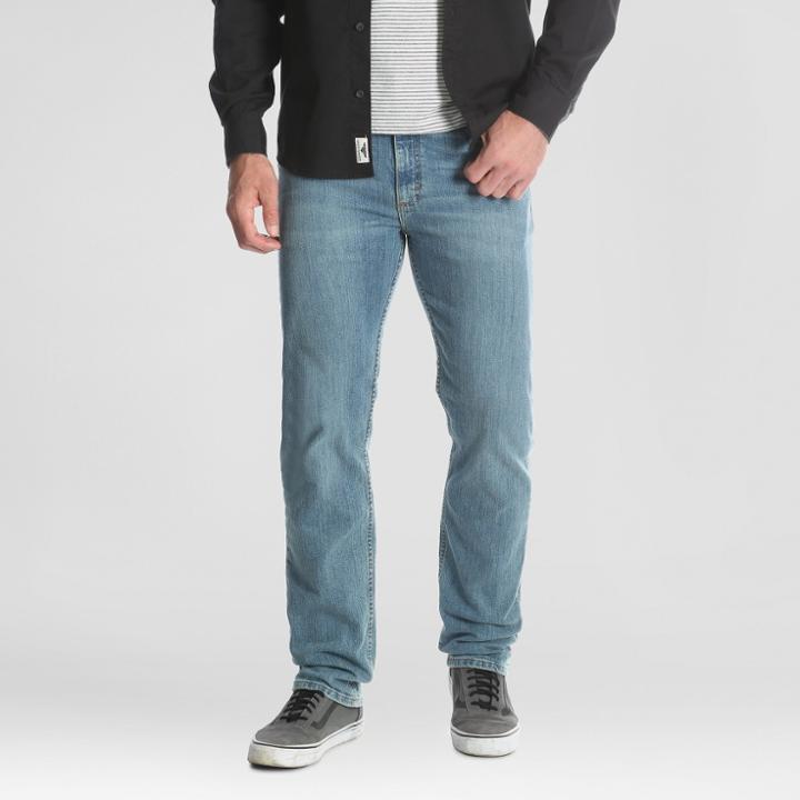 Wrangler Men's Regular Straight Fit Performance Series Jeans With Flex - Deep Blue