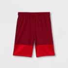 Boys' Shine Mesh Shorts - All In Motion Deep Red