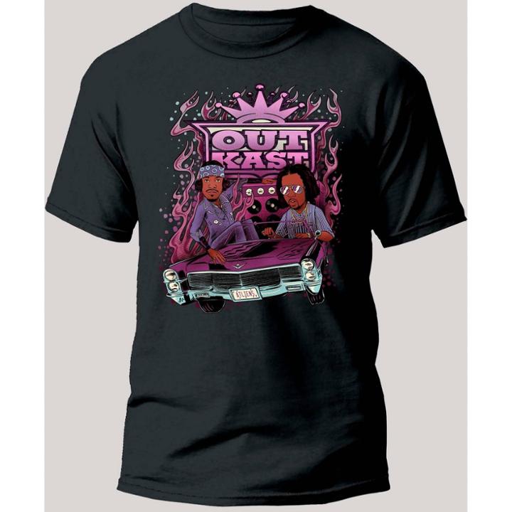 Merch Traffic Men's Outkast Short Sleeve Graphic T-shirt - Black