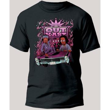 Merch Traffic Men's Outkast Short Sleeve Graphic T-shirt - Black