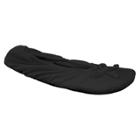 Women's Muk Luks Stretch Satin Ballerina Slippers - Black L(8-9),