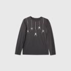 Boys' Halloween Long Sleeve 'spider' Graphic T-shirt - Cat & Jack Gray