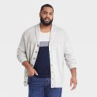 Men's Tall Regular Fit Cardigan - Goodfellow & Co Gray