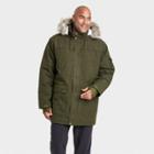 Men's Big & Tall Parka Jacket - All In Motion Olive Green Heather