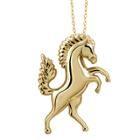 Distributed By Target Women's Sterling Silver Plain Horse Pendant - Yellow