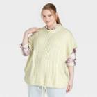 Women's Plus Size Knit Vest - Universal Thread Green