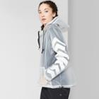 Women's Long Sleeve Full Zip Transparent Windbreaker Jacket - Wild Fable Ivory
