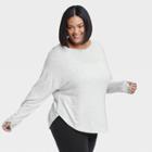 Women's Plus Size Super Soft Modal Sweatshirt - All In Motion Heathered Gray