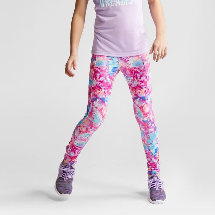 Girls' Floral Twist Leggings - C9 Champion Floral Multi Xl,