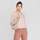 Women's Hooded Cozy Layered Sweatshirt - Joylab Soft Mauve