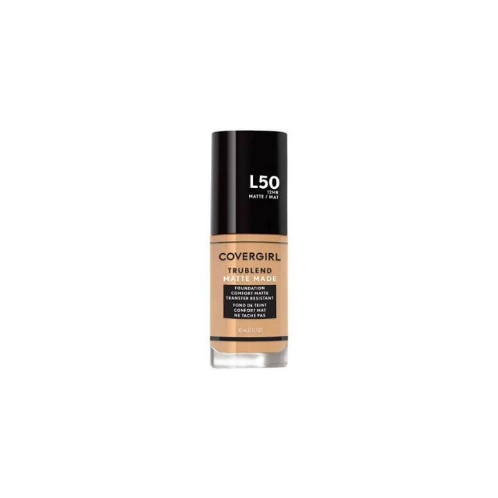 Covergirl Trublend Matte Made Foundation L50 Fair Beige 1.01 Fl Oz, Adult Unisex