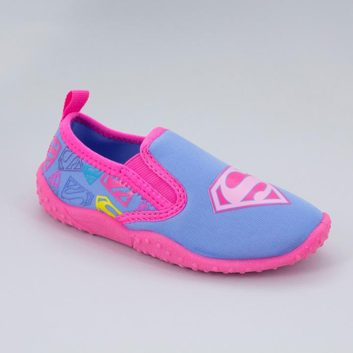 Dc Comics Girls' Supergirl Athletic Water Shoes - Pink