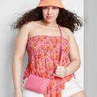 Women's Plus Size Scarf Tube Top - Wild Fable Pink Floral