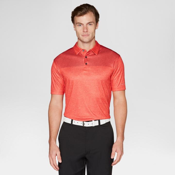 Men's Body Map Golf Polo Shirt - Jack Nicklaus Tomato Red