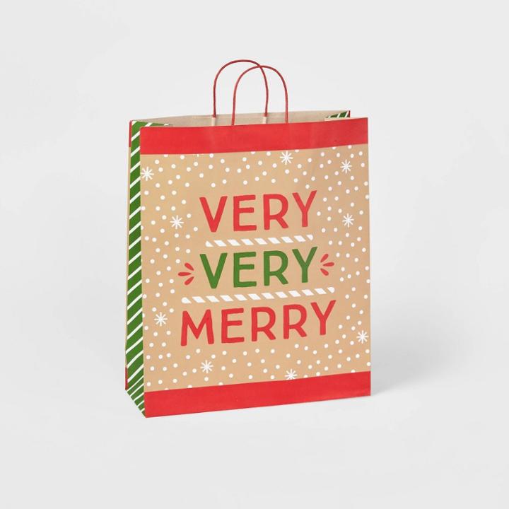 Snowy Gift Bag - Wondershop