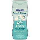 Coppertone Pure And Simple Kids Mineral Sunscreen Lotion - Spf
