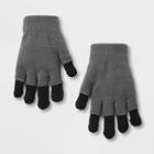 Kids' Solid Gloves - Cat & Jack Gray