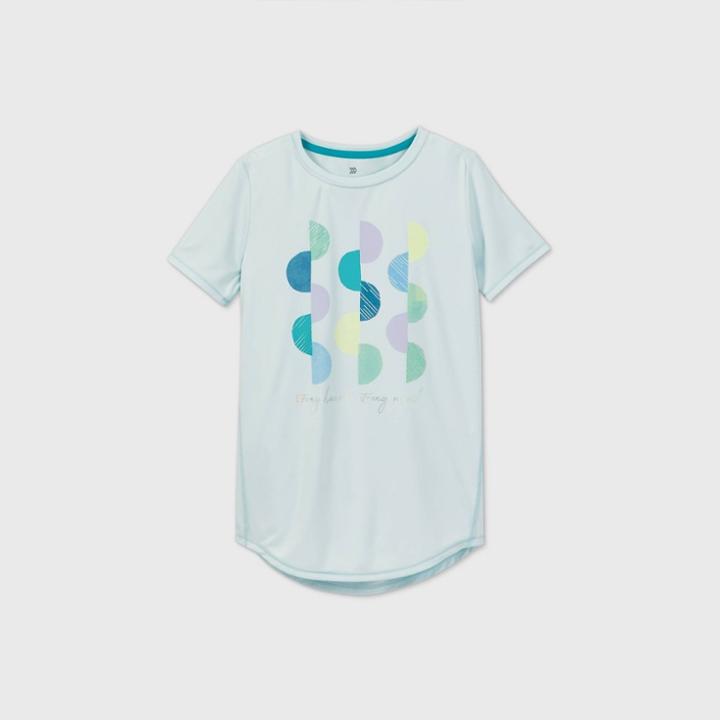 Girls' Short Sleeve 'strong Heart Strong Mind' Graphic T-shirt - All In Motion