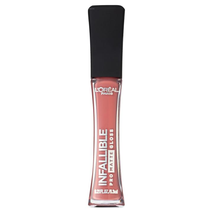 L'oreal Paris Infallible Pro-matte Gloss 318 Bare Attraction .21 Fl Oz, Bare Attraction