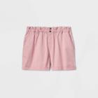 Women's Plus Size High-rise Paperbag Fashion Shorts - Universal Thread Pink 2x, Women's,