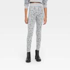 Well Worn Black History Month Women's Faces Leggings - Gray
