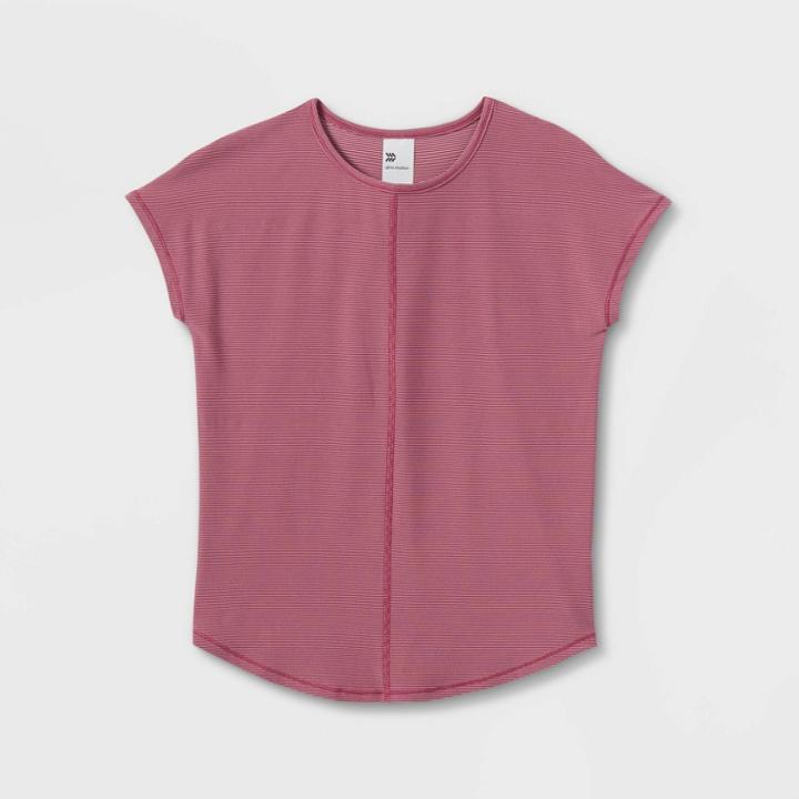 Girls' Short Sleeve Studio T-shirt - All In Motion Purple
