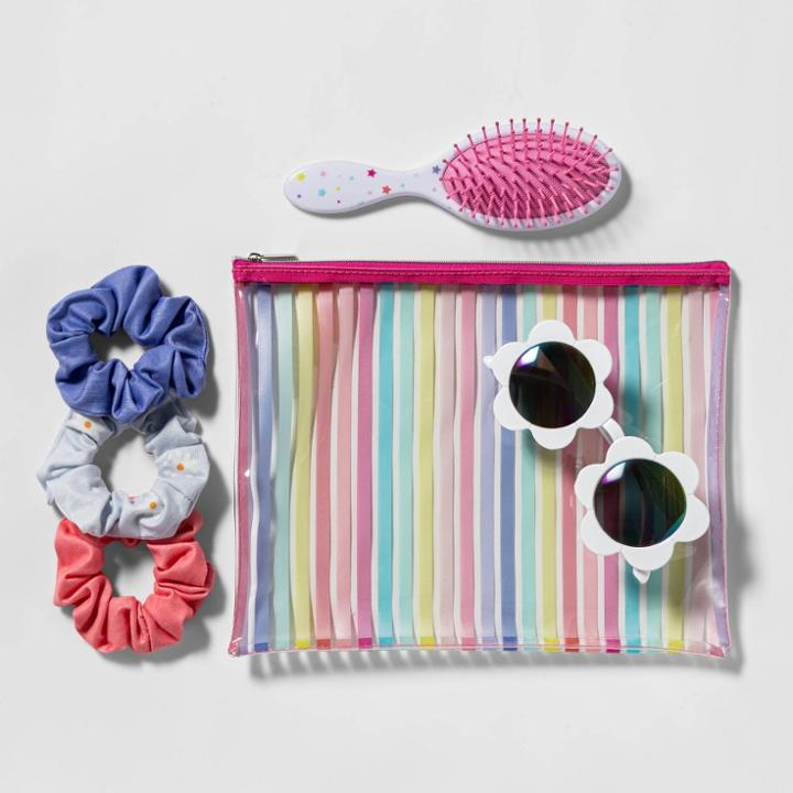 Girls' Rainbow Striped Eye Mask - Cat & Jack